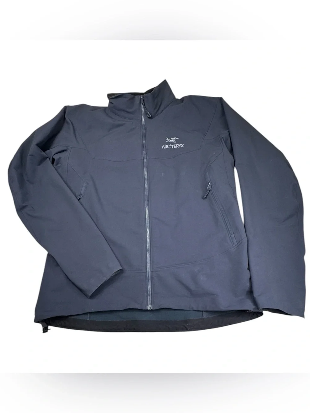 Arc'teryx Gamma LT Jacket Men Large Blue Lightweight Soft Shell Full Zip Hiking